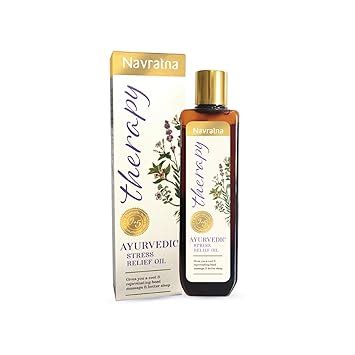 Navratna Therapy Stress Relief Oil | With Ashwagandha, Bhrahmi ...