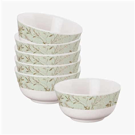 Buy SERVEWELL Printed Round Veg Bowl - Set of 6 from Servewell at just ...
