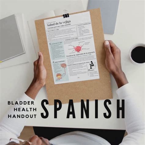 Spanish Bladder Health Patient Education Handout | Bladder Irritants ...