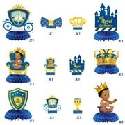 Buy BeYumi 12Pcs Royal Prince Themed Honeycomb Centerpiece Table ...