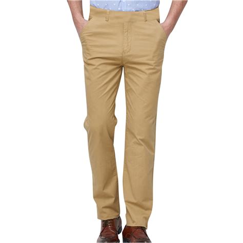 Khaki Bootcut Pants