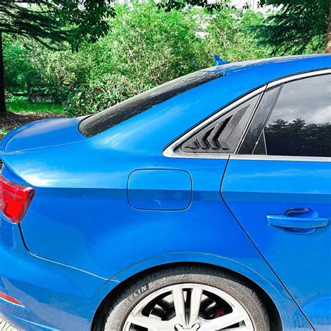 A3 8v 2014-2020 Car Rear Window Louvers Sticker Rear Triangle Window ...