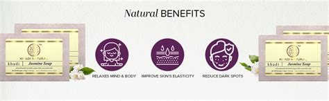 Buy Khadi Natural Herbal Jasmine Soap| Herbal handmade soap| Relaxes ...
