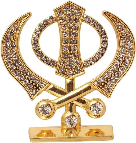 GCT Sikh Religious Symbol EK Onkar Idol IK Onkar Idol (B-37) Maroon ...