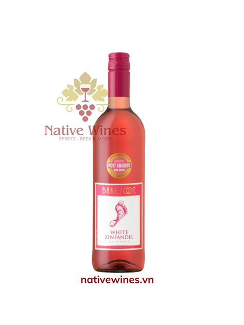 Rượu vang Mỹ Barefoot White Zinfandel - Native Wines