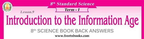 Image result for 8 Standard Science First Lesson