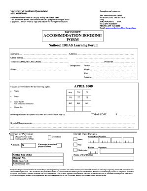 Fillable Online ideas usq edu University of South Queensland - ideas ...