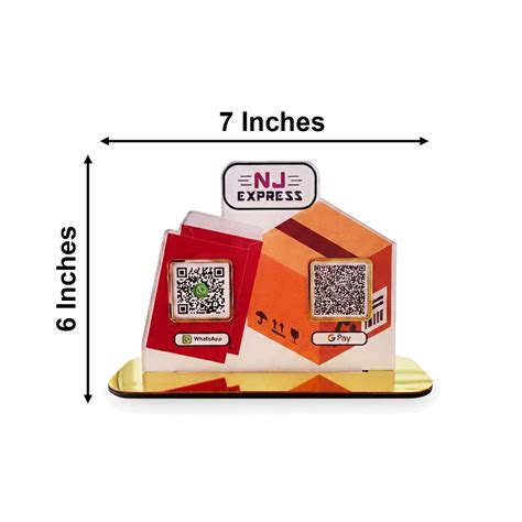 Courier Box Shaped | 2 in 1 Smart NFC Standee – Tapify