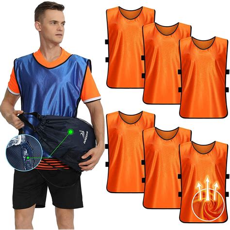 Deportes y aire libre Misc.,Paquete de 6 camisetas de chaleco de ...