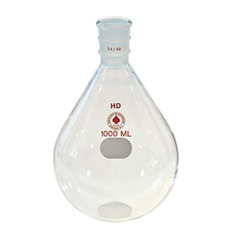 ACE GLASS 3990-12 Series Recovery Flask for Rotary Evaporator, Pear ...