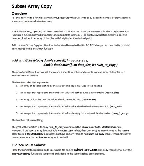 Image result for Array Subset