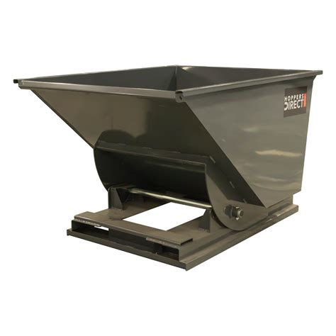Heavy Duty Self-Dumping Hopper, 1 cu yd, 6000 lb Capacity, 61"x48"x39 ...