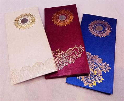 20 Pcs Wedding Gift Envelope with 1 Rupee Coin, Money Cover, Cash Cover ...