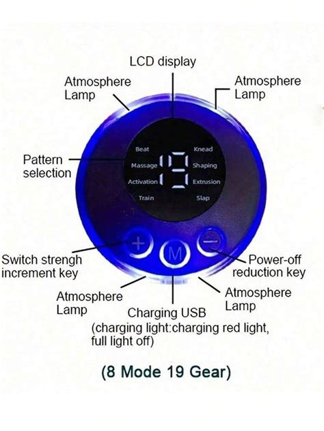EMS Abdominal Muscle Patch Exercise And Fitness Muscle Trainer ...