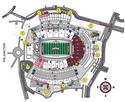 Field Level (Sections 1-25 & 101-113) | Mississippi State Bulldogs ...