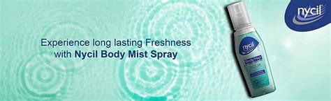 Nycil Aqua Soothing Body Mist 100 ml | For Prickley Heat, Rashes ...