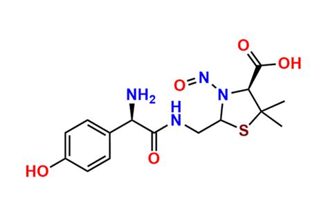 N-Nitroso Amoxicillin EP Impurity E, Molecular Formula C15H20N4O5S ...
