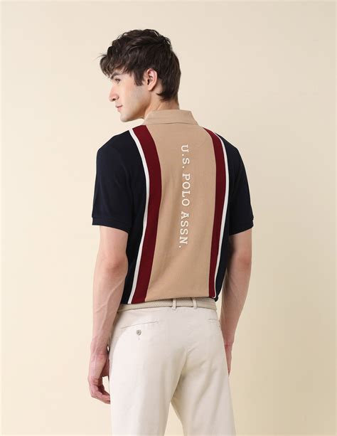 Colourblocked Pure Cotton Gold Cup Polo Shirt – U.S. Polo Assn. India
