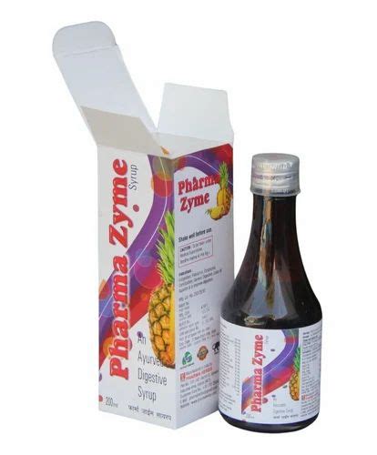 Digestive Enzymes - PHARMA ZYME SYRUP (FOR IEUCORRHEA ,FLATULENCE ...