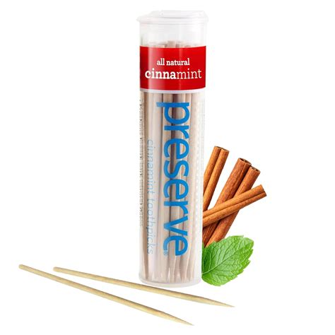 Preserve Toothpicks Cinnamint Refreshing Natural India | Ubuy