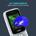 LAVA A1 Clear Keypad Phone|Long Lasting AI Battery|1.77inch Display ...