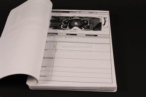 The Prop Gallery | Production used complete storyboard sequence