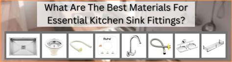 What Are The Best Materials For Essential Kitchen Sink Fittings? – Ruhe