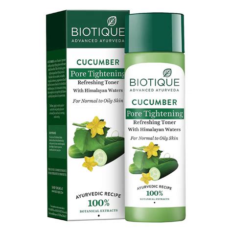 Buy Biotique Cucumber Pore Tightening Refreshing Toner 120 ml | 19 ...