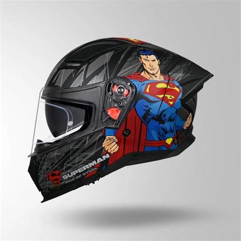 STUDDS HELIOS SUPERMAN EDITION - GLOSS – Arihant Helmets