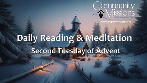 Advent Readings & Meditation – 2nd Tuesday