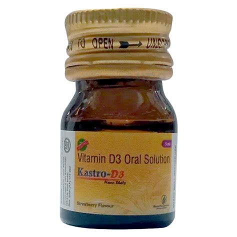 Kastro-D3 60K Sugar Free Butterscotch Flavour Oral Solution 5 ml యొక్క ...