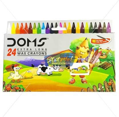 DOMS Wax crayon colour Stationery Set - Buy DOMS Wax crayon colour ...
