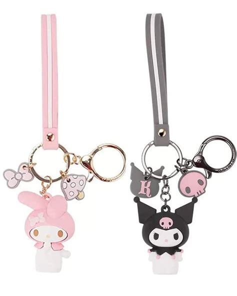 Buy PaPiJoJoCute Keychain Kawaii Anime Keychain, Hello Kitty, My Melody ...
