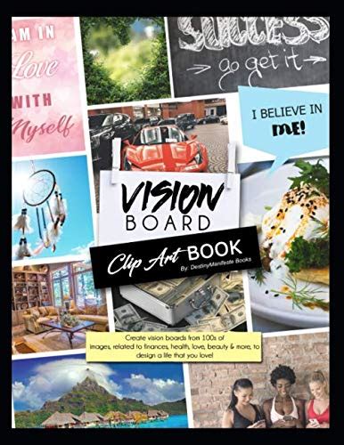 Buy Vision Board Clip Art Book: A resource book full of inspirational ...