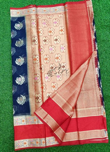 Beautiful Munga Kota Saree in Paithani Border – Siri Collections