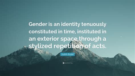 Judith Butler Gender