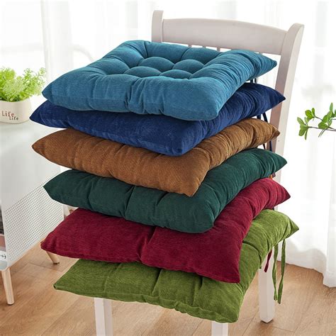 15"x15" Square Seat Cushion, Pillow Seat Soft Chair Pad Tatami Floor ...