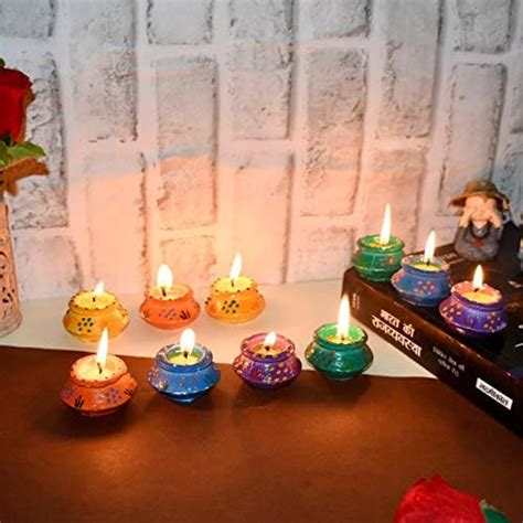 Buy Perpetual Matki Diya for Diwali Decoration Handmade Earthen Clay ...