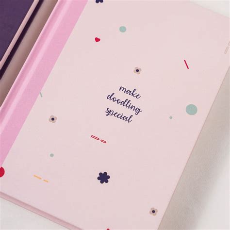 Doodles And Scribbles 2023 Hardbound Diary Set Of 2 8.2 X 5.9 Inch ...