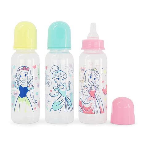 Disney 5 oz BPA-Free Baby Bottles for Girls, Pack of 3 Princess Infant ...