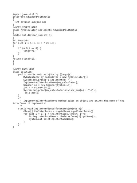 Image result for OOP Interface Program Example