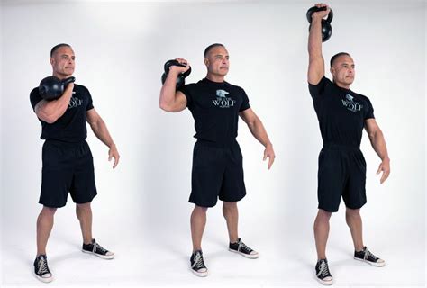 Kettlebell 2 Hand Press