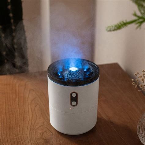 FNX Volcano Flame Aromatic Diffuser - Electric Aromatherapy Humidifier ...