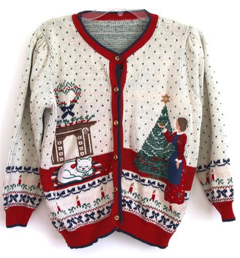 Vintage Christmas Sweater You Pick 80s 90s Xmas Sweatshirt Men's Women ...