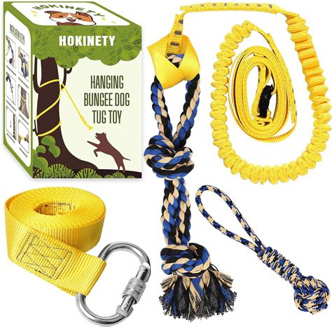 Buy Dog Hanging Bungee Tug Toy: Interactive Tether Tug-of-War for ...