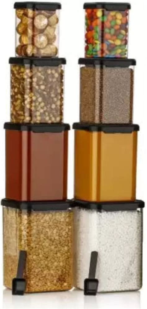 AM3671 Airtight Food Storge Container 350ml,650ml,1400ml with spoon Se ...