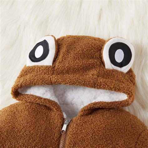 Shop Online Girls Brown Animal Print Full-Sleeve Fleece Jacket at ₹689