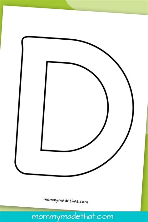 Lowercase D In Bubble Letters