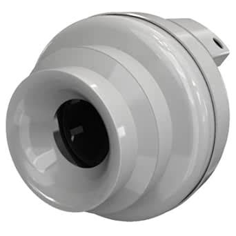 Fantech FR 250 Inline Centrifugal Duct Fan, Molded Housing, 10, 649 CFM ...