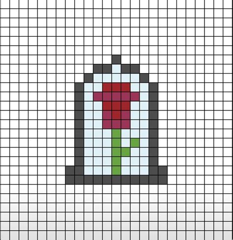 Enchanted Rose Pixel Art - Beauty & the Beast | Disney